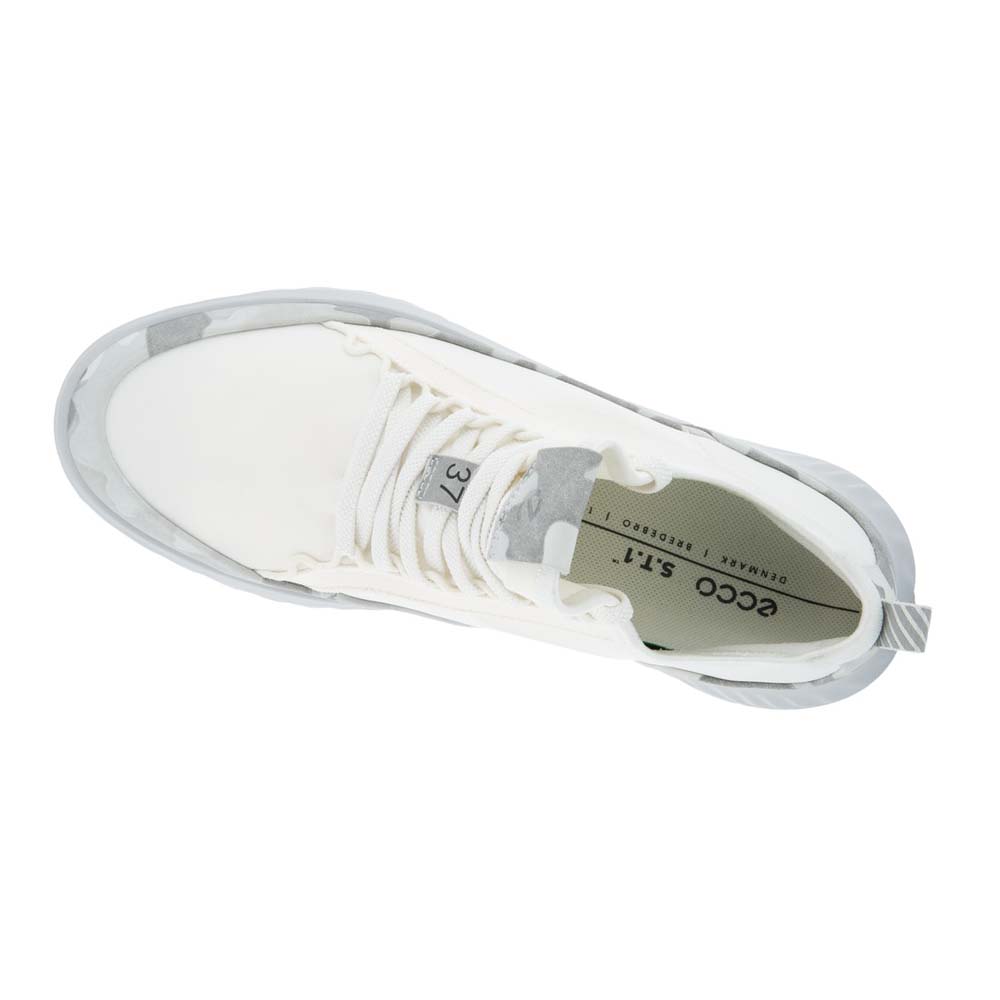 Women's Ecco Ath-1fw Slip On Lx Sneakers White | USA 203KOR